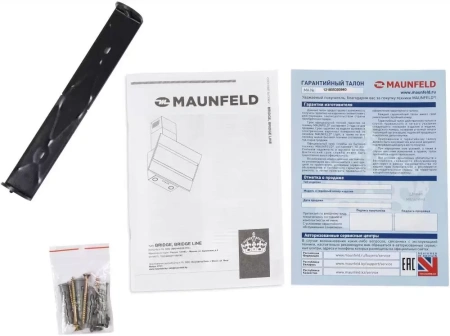 картинка Вытяжка MAUNFELD Bridge Line 60 черный\вставка сатин от магазина SEFI