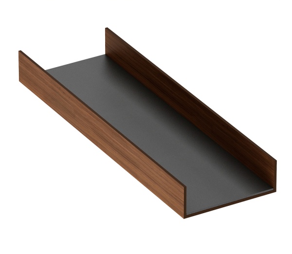 картинка Вставка универсальная 472*150, орех/антрацит от магазина SEFI