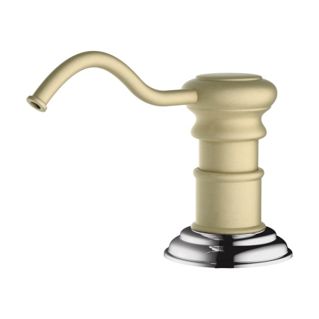 картинка Дозатор для моющего средства OM-01-MA латунь/марципан от магазина SEFI