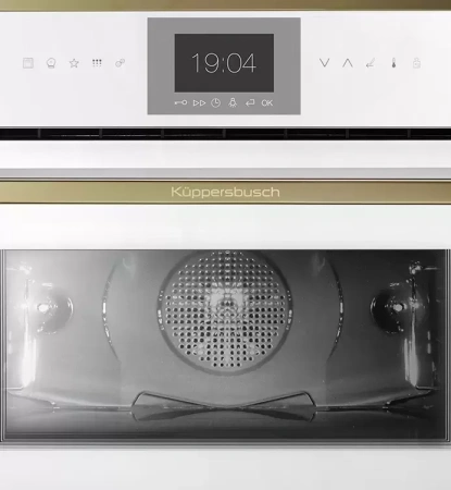 картинка Компактный духовой шкаф с паром Kuppersbusch CBD 6550.0 W4 Gold от магазина SEFI