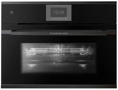 картинка Компактный духовой шкаф с микроволнами Kuppersbusch CBM 6550.0 S2 Black Chrome от магазина SEFI