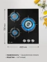 картинка Газовая варочная панель LEX GVG 430 BL от магазина SEFI