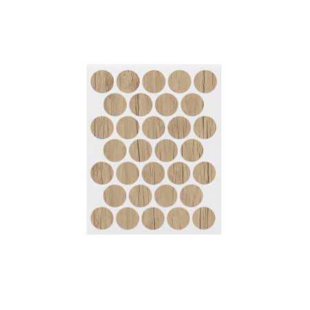 картинка Заглушка самоприлипающая к эксцентрику дуб небраска (PC 2127) (1л=32шт) Pacific от магазина SEFI