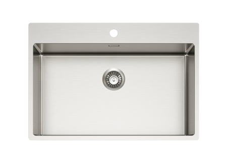 картинка Мойка Alveus NOX 130 BRS 740x515x200 в комплекте с интегрированным сифоном от магазина SEFI