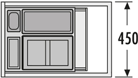 картинка Комплект контейнеров XXL 45 см от магазина SEFI