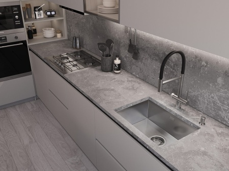 картинка Мойка EMAR 123, покрытие PVD, цвет сатин от магазина SEFI