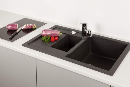 картинка Кухонная мойка SCHOCK ASTER 60D CRISTALITE мокка от магазина SEFI