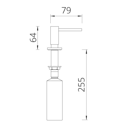 картинка Дозатор Schock Samo вороненая сталь от магазина SEFI