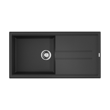 картинка Мойка Omoikiri Tedori 100-BL Tetogranit/черный от магазина SEFI