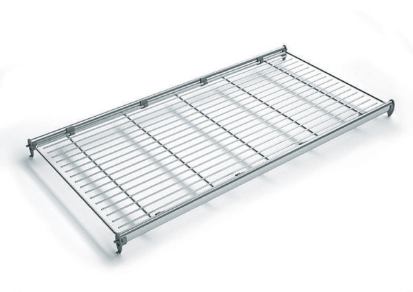 картинка Сетчатая полка Status стационарная с хромированным бортом 864*480*60 от магазина SEFI