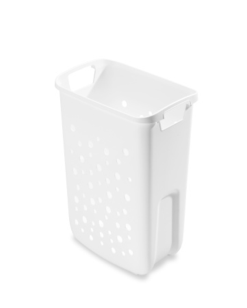картинка Система хранения белья Laundry Carrier 66л на выдвижной фасад 600 мм, 2 корзины, цвет - белый от магазина SEFI
