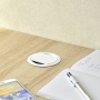 картинка Выдвижной блок: 3 электрические розетки + 2 USB-зарядки Type A SFL Brick, белый (A9505) от магазина SEFI