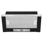 картинка Встраиваемая вытяжка KRONA Kamilla slim 600 black/inox (1 мотор) от магазина SEFI