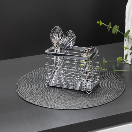 картинка Сушка настольная для столовых приборов 175*138*102, хром AKS от магазина SEFI