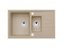 картинка Мойка Alveus INTERMEZZO 70 GRANITAL ARCTIC-G11 780X480X200;1+1/2 в ком.с сифоном 1117293, от магазина SEFI