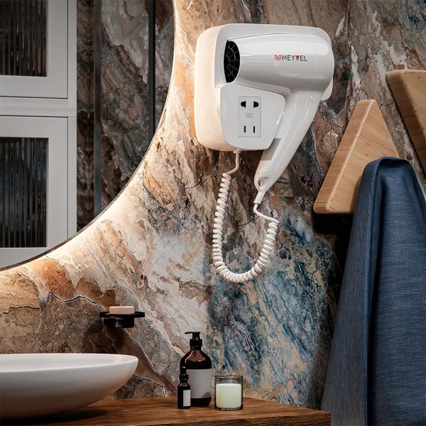 картинка Настенный фен Meyvel MF4S-1300 Белый (White) от магазина SEFI