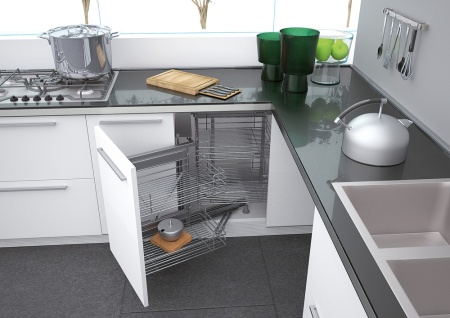 картинка Волшебный уголок Magic-4 Compact NEW с Soft-Close, левый для двери от 400 мм от магазина SEFI