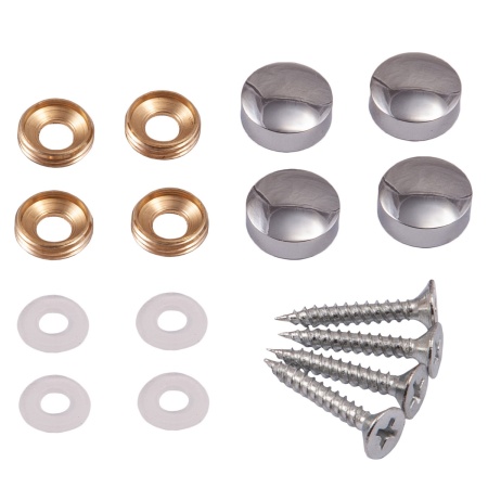 картинка Крепление зеркала мет. AJ04АL 14мм хром (1кпл=4шт) AKS от магазина SEFI