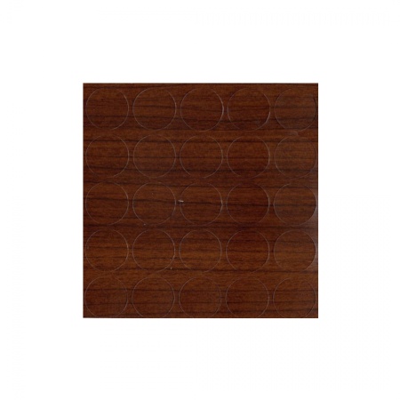 картинка Заглушка самоприлипающая к конфирматам орех караваджо (14842) FOLMAG (лист-25шт.) от магазина SEFI