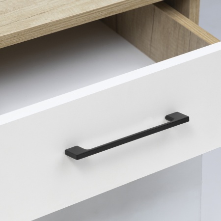 картинка Ручка меб. скоба мет. AK705 192 черный матовый, AKS от магазина SEFI