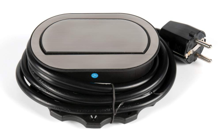 картинка PICCOLINO Выдвижной блок: 2 электрические розетки HPF Piccolino, нержавеющая сталь (арт. H-311201) от магазина SEFI