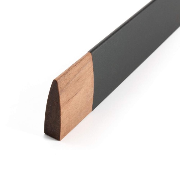 картинка Ручка-профиль TETA 160мм, черный- орех от магазина SEFI