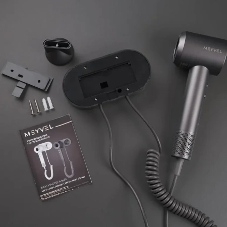 картинка Настенный фен Meyvel MF11-1600 Серый (Gray) от магазина SEFI