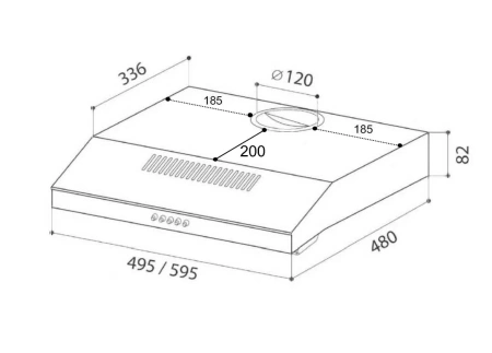картинка Вытяжка LEX S 600 White от магазина SEFI