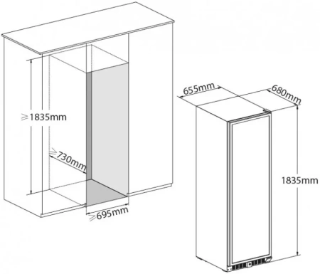 картинка Винный шкаф Dunavox DX-194.490SSK от магазина SEFI