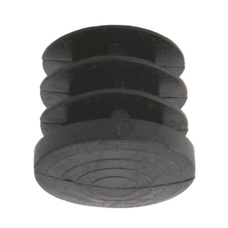 картинка Заглушка внутр. трубы d25 (508В) 0,8мм пластик, черный AKS от магазина SEFI