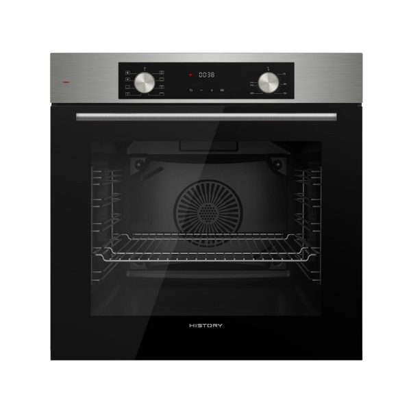 картинка Духовой шкаф HiSTORY OE778L.FIX, черный кристалл INOX от магазина SEFI