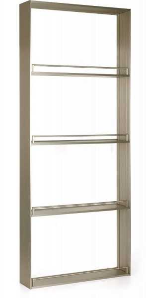 картинка Интерьерные стеллажные Система FLAG Модуль 1140x600мм, 4 полки, нержавеющая сталь от магазина SEFI