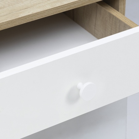 картинка Ручка меб. кнопка мет. UNITY, белый матовый, AKS от магазина SEFI