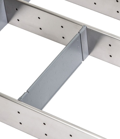 картинка Разделитель L-176 Поперечный металлический Organizer нержавеющая сталь (176*63) AKS магазин SEFI являющийся официальным дистрибьютором в России  картинка Разделитель L-176 Поперечный металлический Organizer нержавеющая сталь (176*63) AKS от магазина SEFI