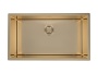 картинка Мойка Alveus QUADRIX MONARCH 60 BRONZE 740x400x200 в комплекте с выпуском без сифона от магазина SEFI