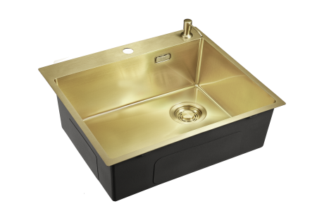 картинка Мойка EMB-560(TOP), цвет Золото PVD от магазина SEFI