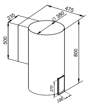 картинка Купольная вытяжка KUPPERSBERG WL-MOTUBA Gold от магазина SEFI