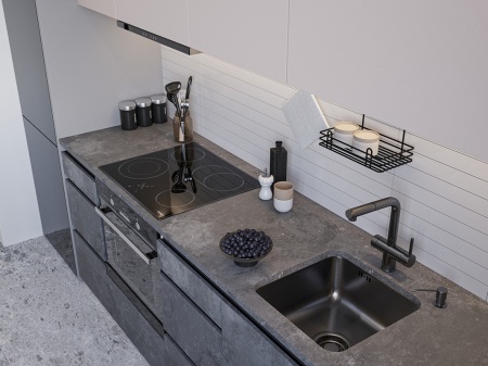 картинка Мойка EMAR 127A, покрытие PVD, цвет Чёрный от магазина SEFI