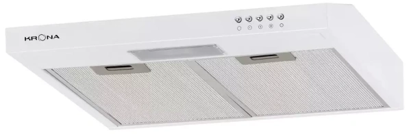 картинка Вытяжка Krona JESSICA slim 500 white push button от магазина SEFI