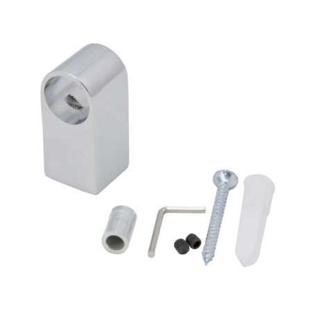 картинка Держатель модерн, труба d16 хром РФ магазин SEFI являющийся официальным дистрибьютором в России  картинка Держатель модерн, труба d16 хром РФ от магазина SEFI