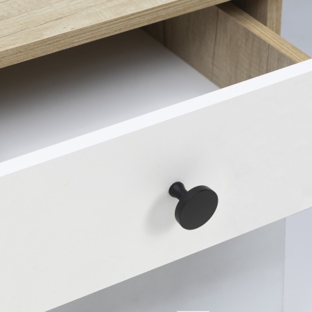 картинка Ручка меб. кнопка мет. UNITY, черный матовый, AKS от магазина SEFI