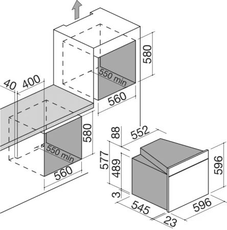 картинка Духовой шкаф Barazza 1FVAPN от магазина SEFI