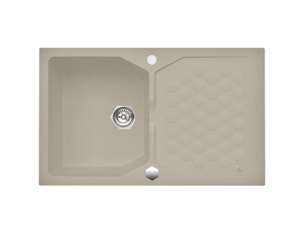 картинка Мойка SENSUAL 30 GRANITAL+ CHOCOLATE-G03M 850x520x200; 1x с сифоном 1101462, от магазина SEFI