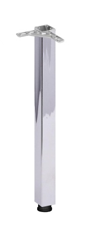 картинка Опора меб. квадратная 60*60 h710, хром AKS от магазина SEFI