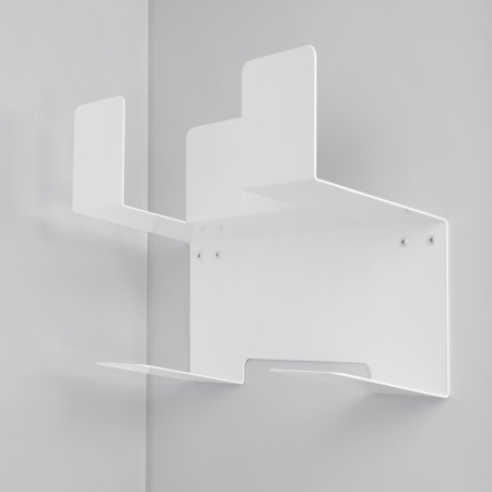 картинка Держатель для швабры и щётки, сталь, цвет - белый от магазина SEFI