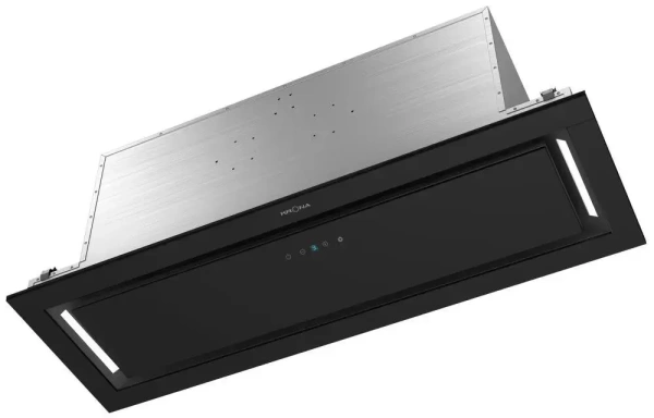 картинка Встраиваемая вытяжка Krona SELINA 900 GLASS BLACK S от магазина SEFI