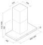 картинка Вытяжка Falmec Lumina 90 ix (800) NRS ECP от магазина SEFI