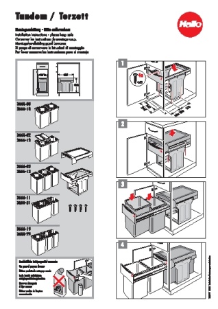 картинка Система выдвижная Tandem 30 см, 2х15л от магазина SEFI