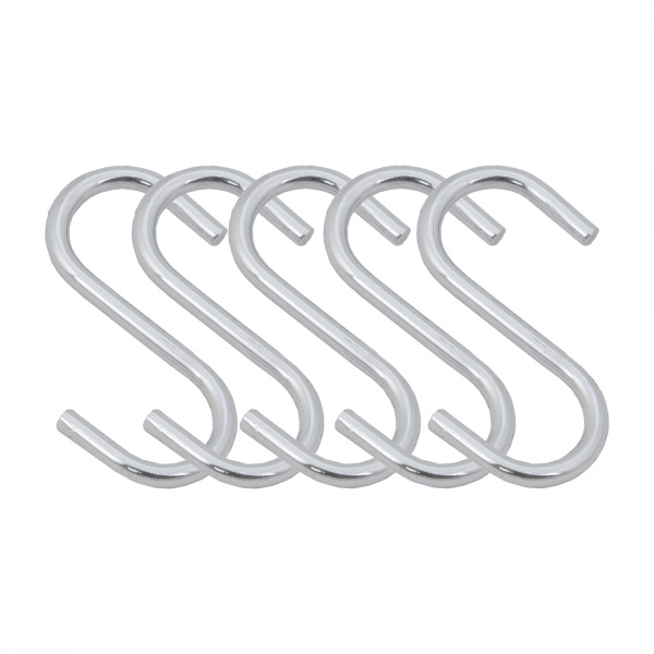 картинка Крючок на трубу d25 (к-т 5шт), хром AKS от магазина SEFI