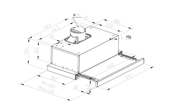картинка Вытяжка HAIER HVX-T671X от магазина SEFI